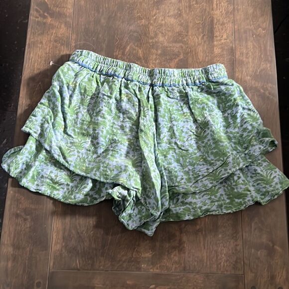 Anthropologie Nepal Botanical ETT: TWA SIMONE TIERED SHORTS Sz- Small - Picture 9 of 9